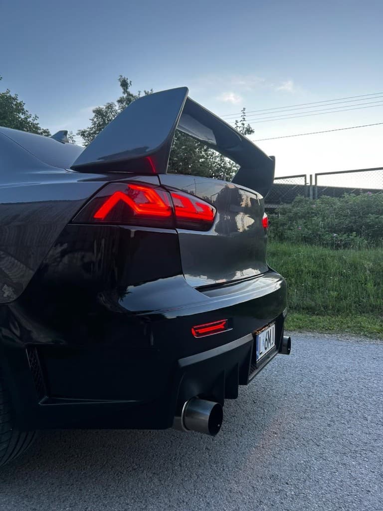 Mitsubishi Lancer Evo — Korekta lakieru i głęboki połysk